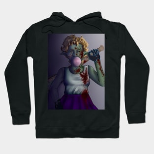 fighting girl orc Hoodie